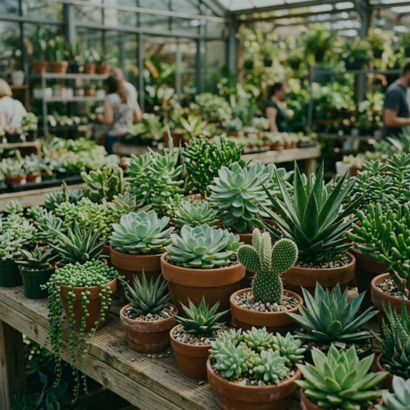 Clumping Columnar Cactus from Rosary Plant House
